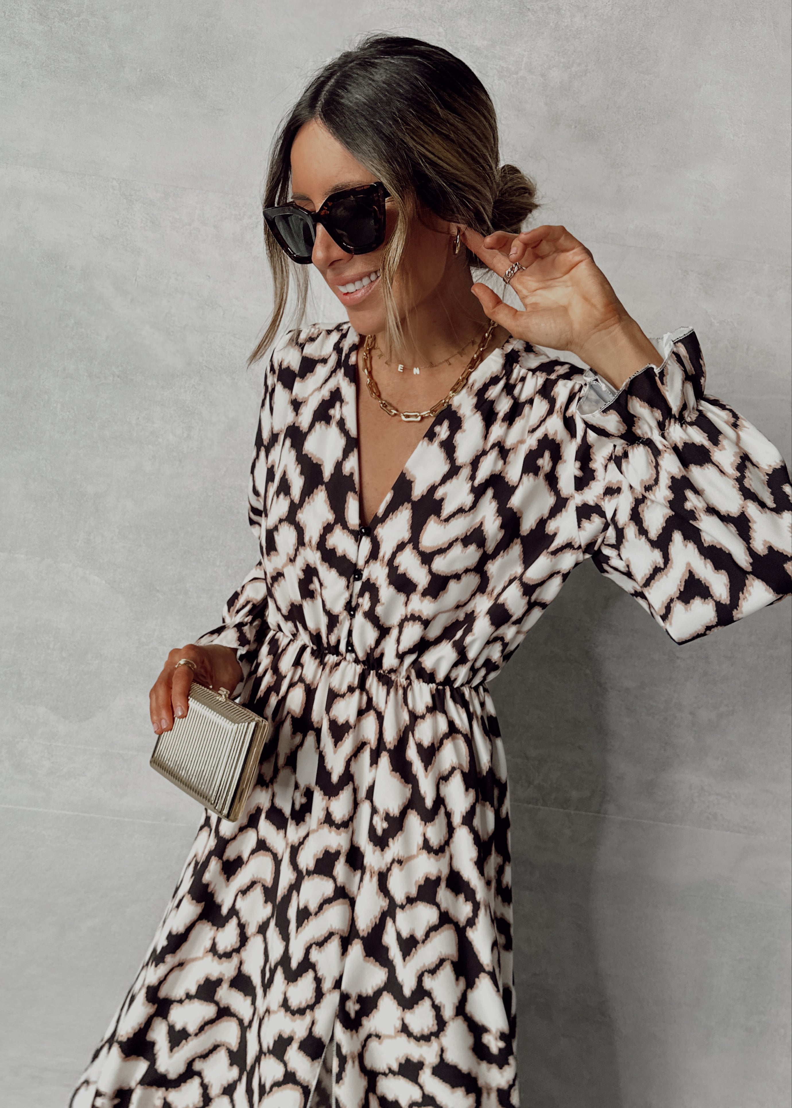 MAXI VESTIDO PRINT CON BOTONES – OHH FRIDAY